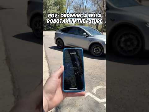 Ordering a Tesla RoboTaxi in the Future 😳🤯