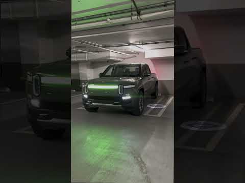 Our Rivian R1T just got an awesome new Halloween mode #rivian #automotive #halloween #electriccar