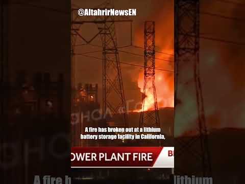 California fire destroys world&#039;s largest lithium battery storage facility