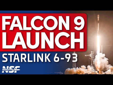 🚀 SpaceX Falcon 9 Launches Starlink 6-93 Mission