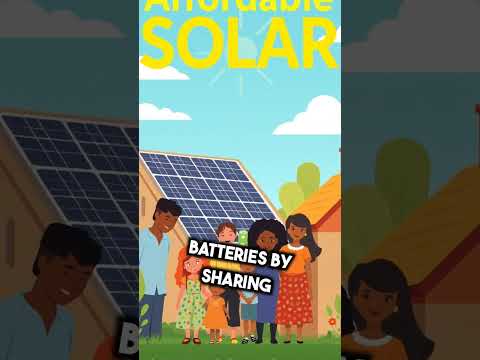 Unlocking Solar Power: The Future of Community Batteries!