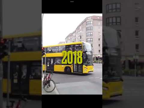 Evolution Der Busse Berlin. 1963-2022