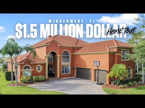 $1.5 Million Dollar house tour in Windermere, FL | Home Tour