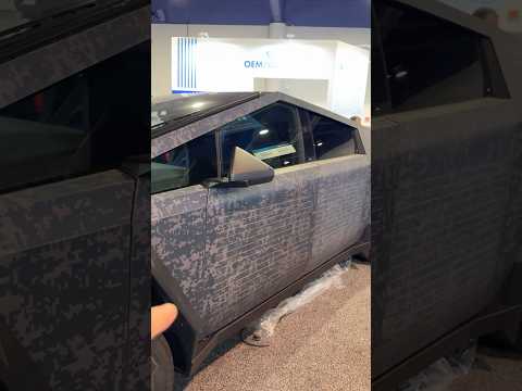 Cybertruck covered in SOLAR PANELS - CES 2025