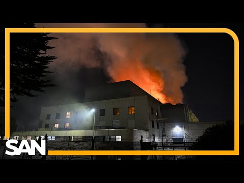 Fire at one of world’s largest battery storage facilities sparks safety concerns