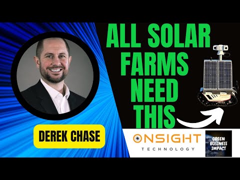 How a Machine Learning Robot is Revolutionizing Solar Farm Maintenance-OnSight Technology #podcast