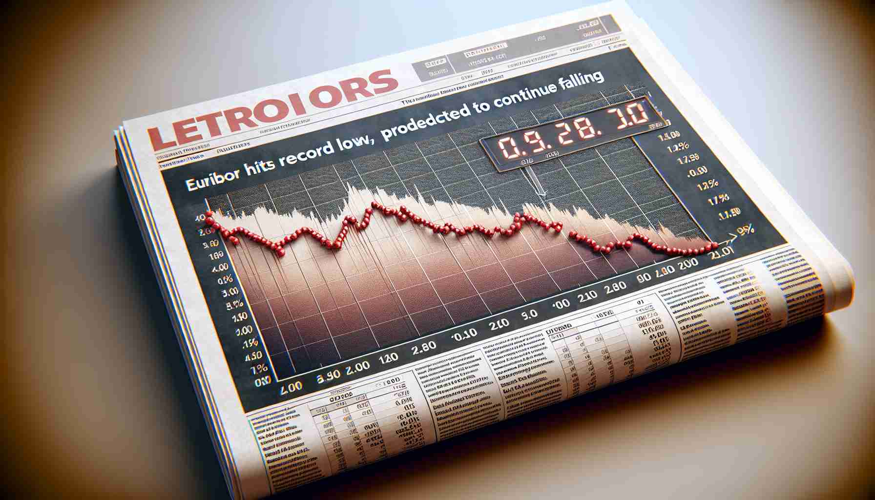 Euribor Hits Record Low, Predicted to Continue Falling - El Periodico de Aranjuez