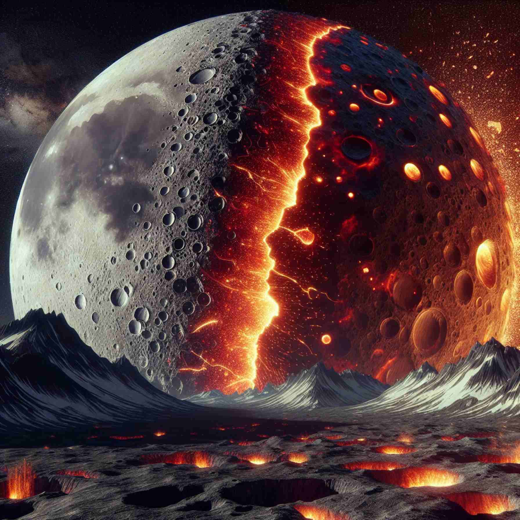 The Moon's Fiery Past: Unveiling Its Volcanic Transformation
